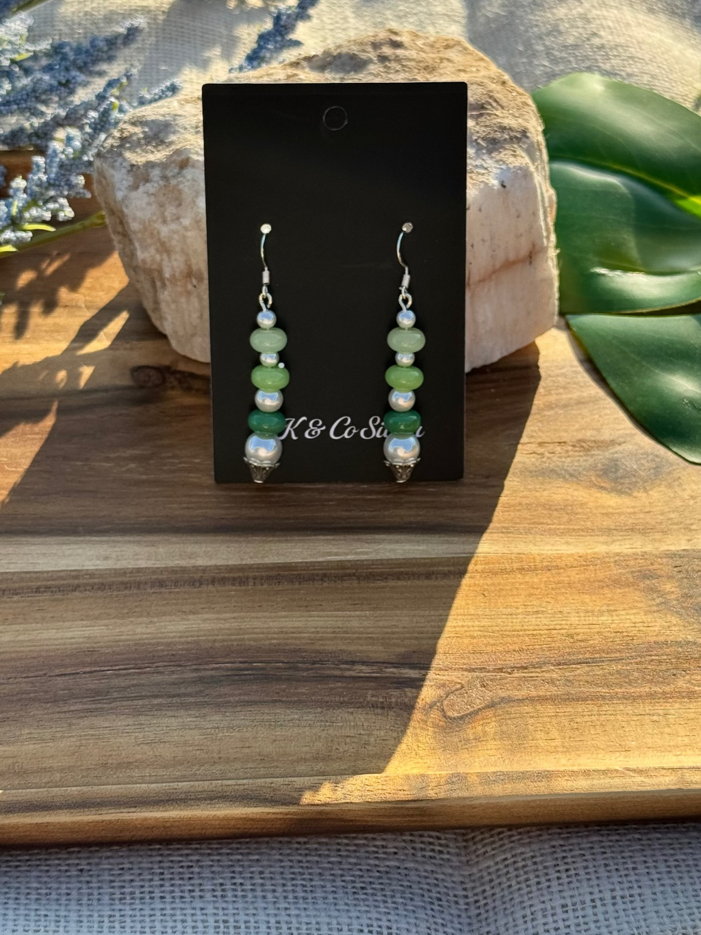 The Green Willow Earrings