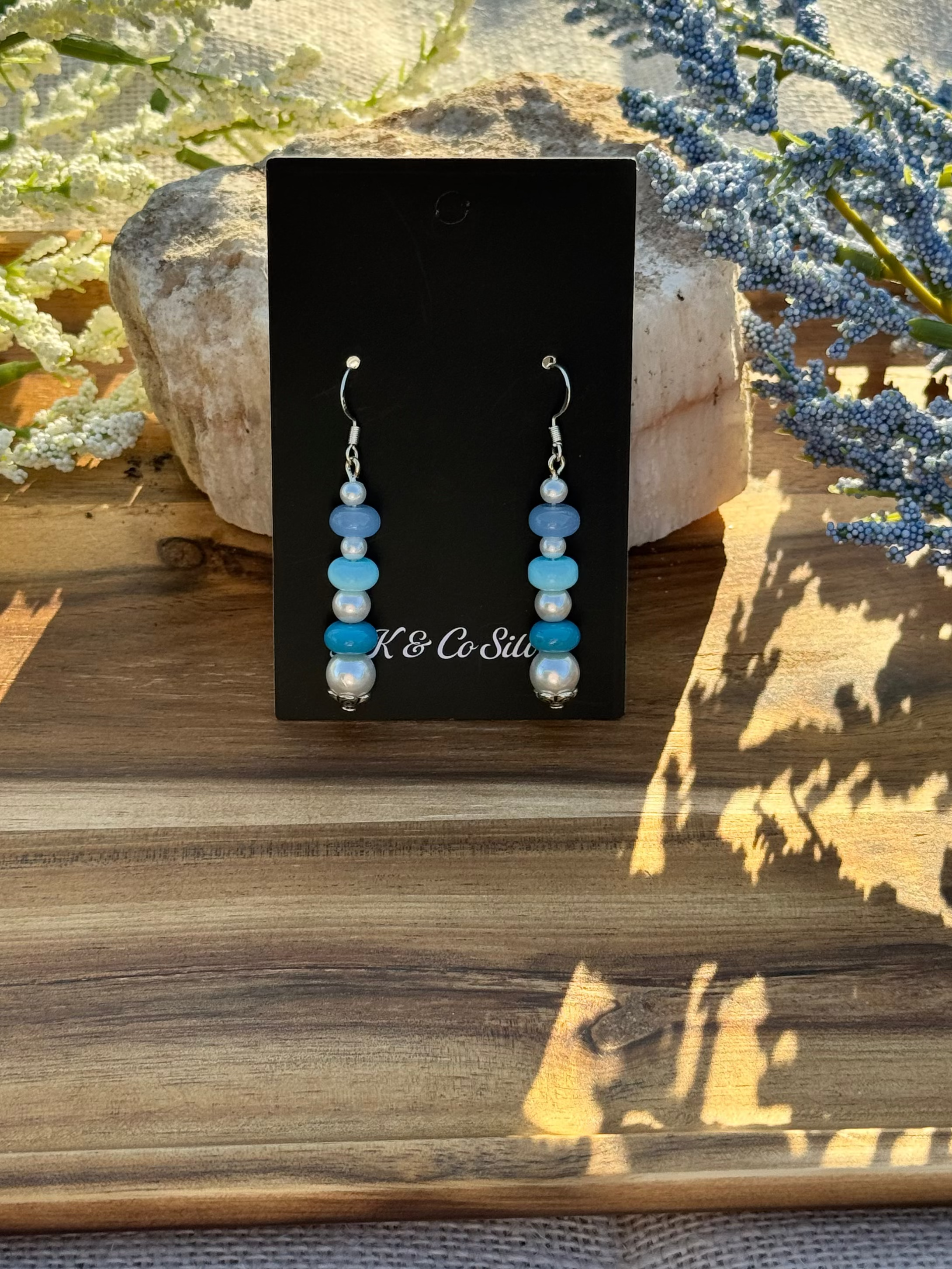 The Blue Iris Earrings